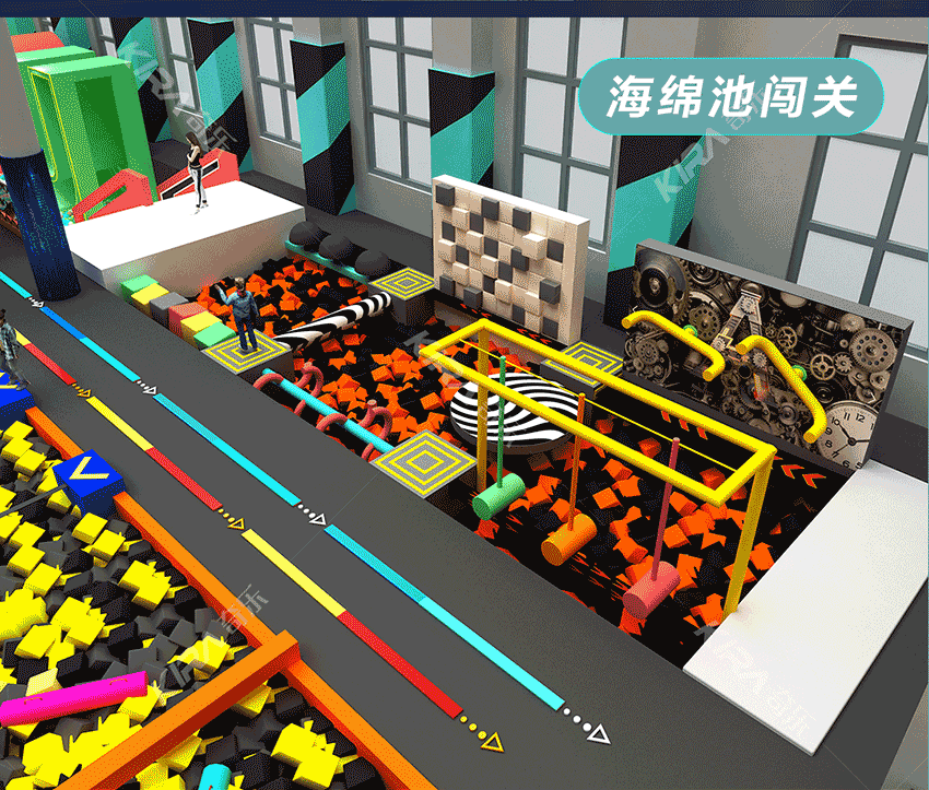 全新親子樂園是比較大型的室內(nèi)樂園，綜合型室內(nèi)樂園，